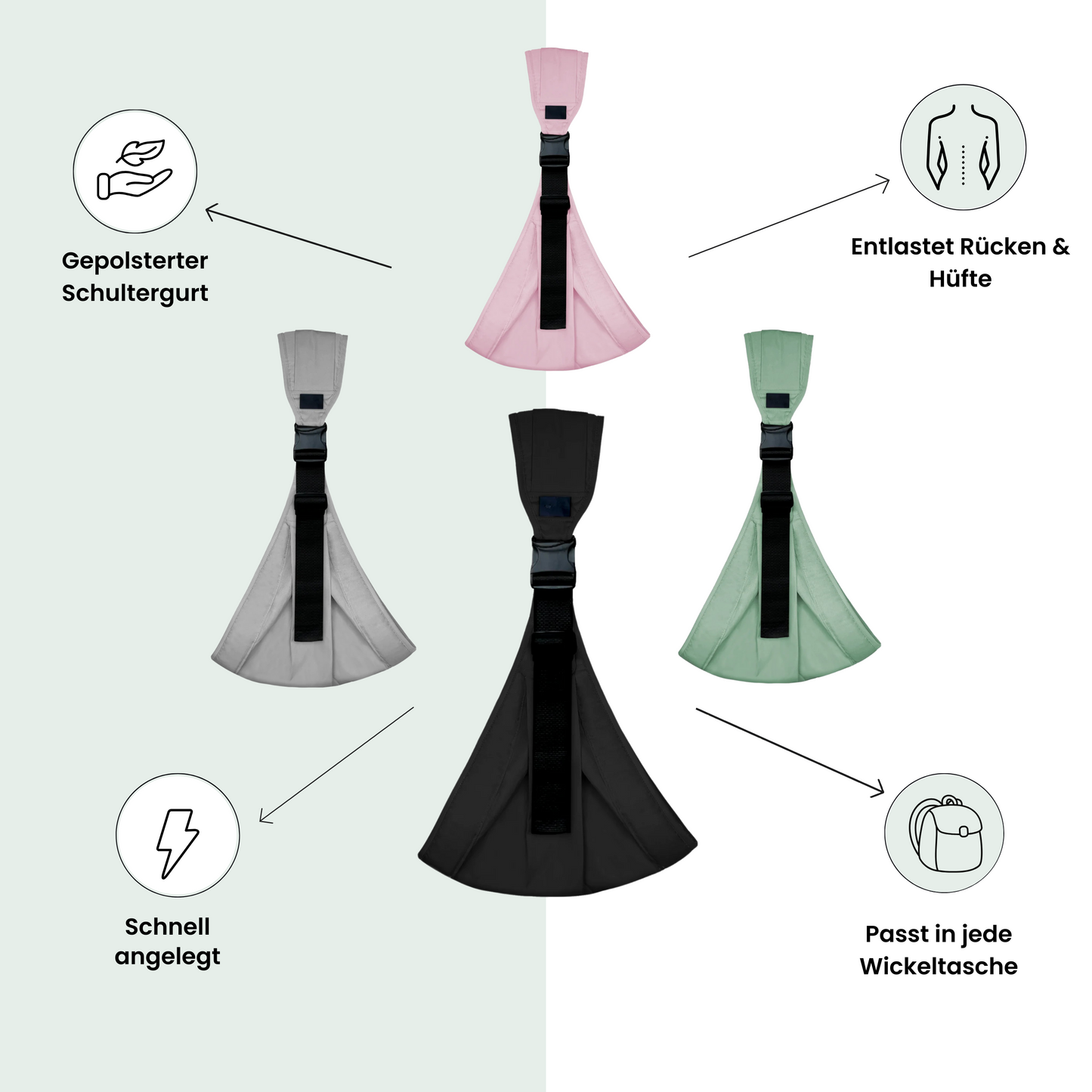 Ergonomische Kindertrage